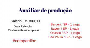 Auxiliar de produção