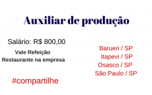 Auxiliar de produção